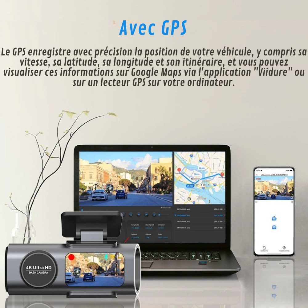 4K Full HD Auto-Kamera mit Daueraufnahme