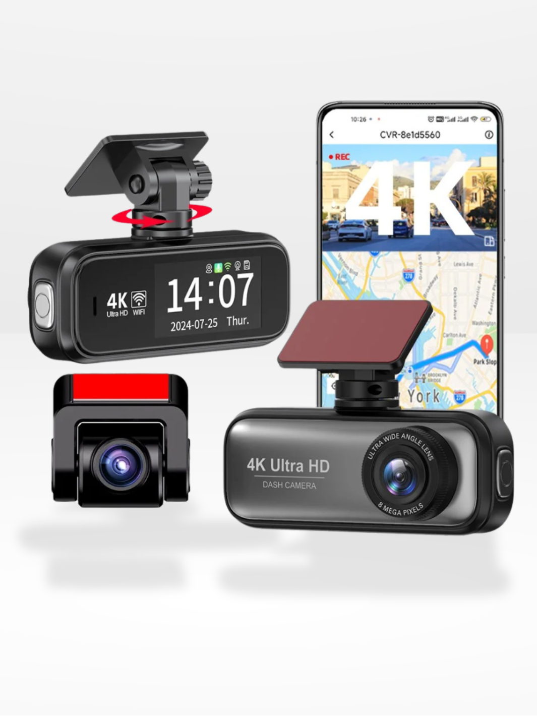 4K Wi-Fi Überwachungskamera mit Aufnahmefunktion