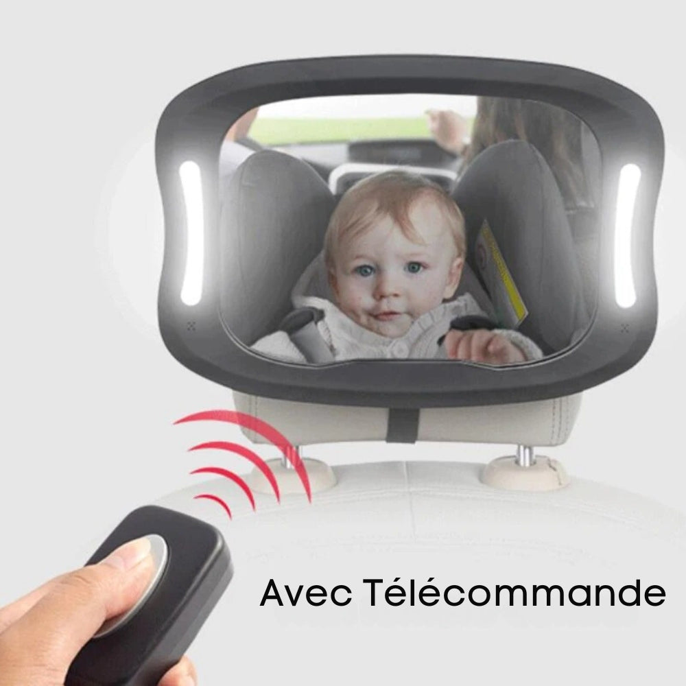 Baby-Überwachungsspiegel fürs Auto mit LED