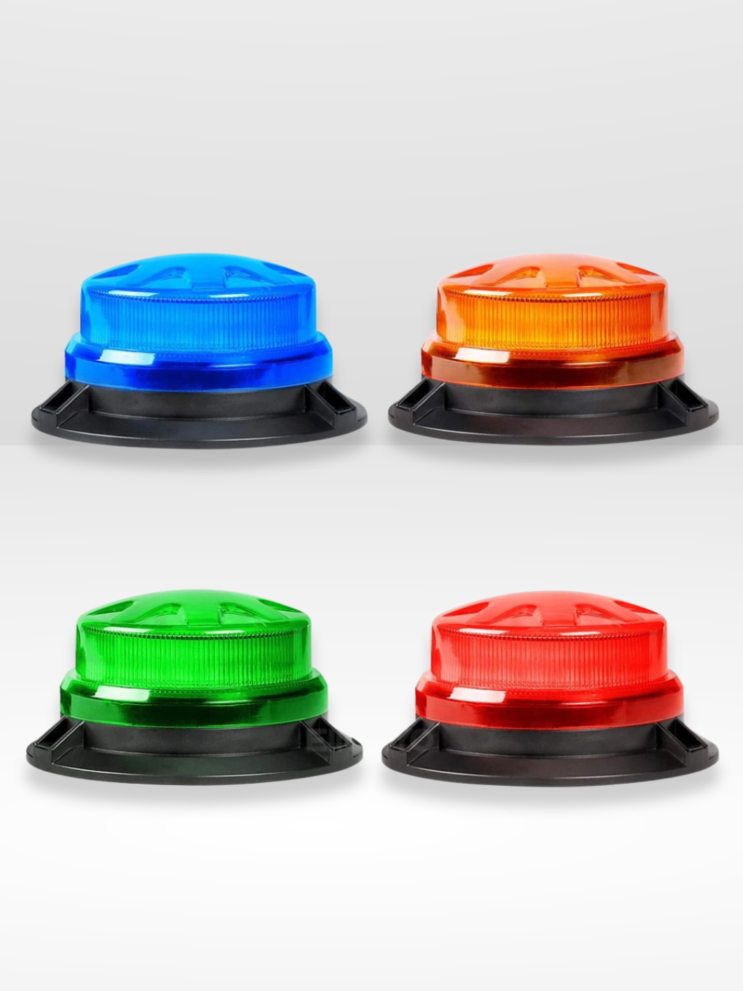 Bunte und animierte LED-Drehlichtlampe