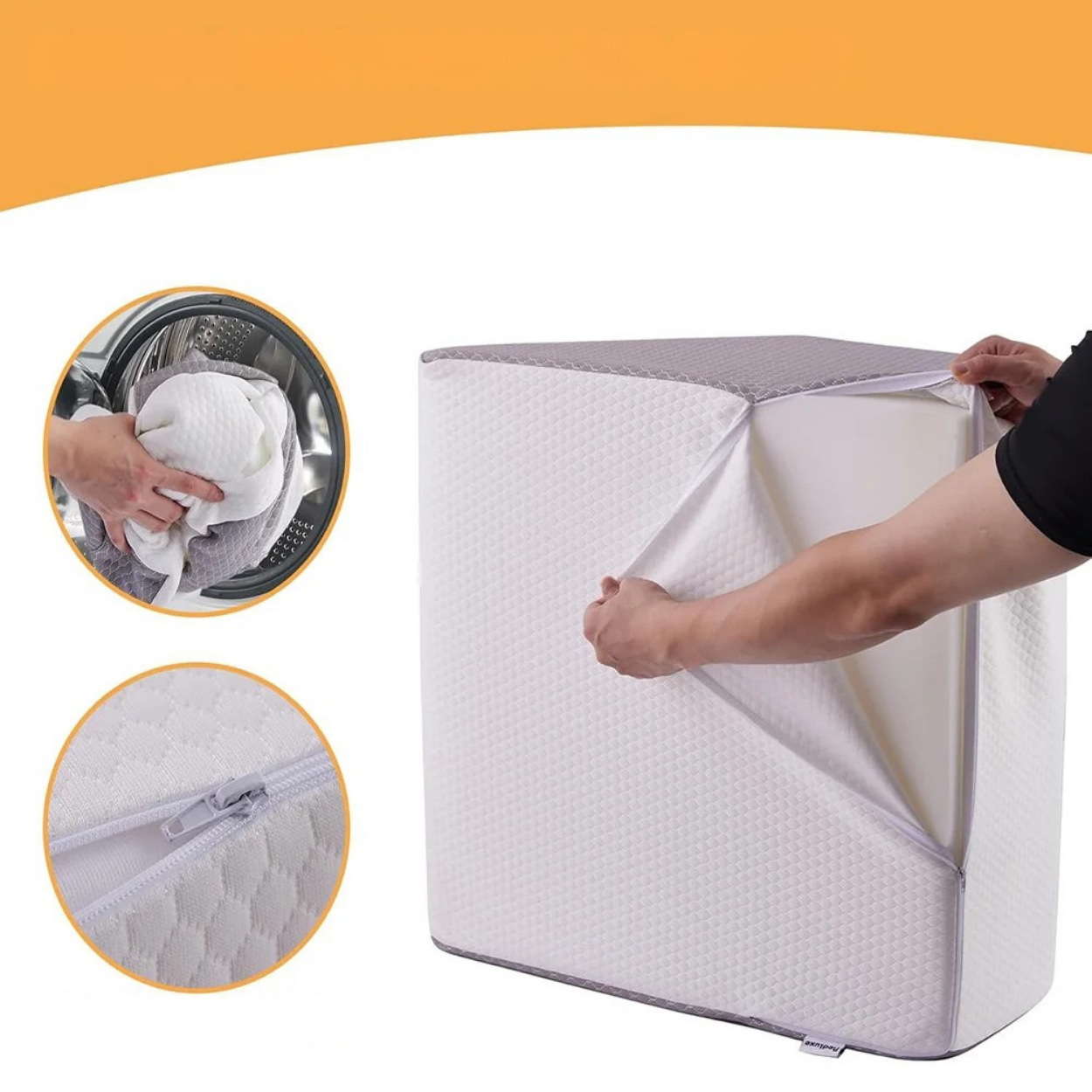 Orthopädisches Beinpolster mit Bett-Erhöhung