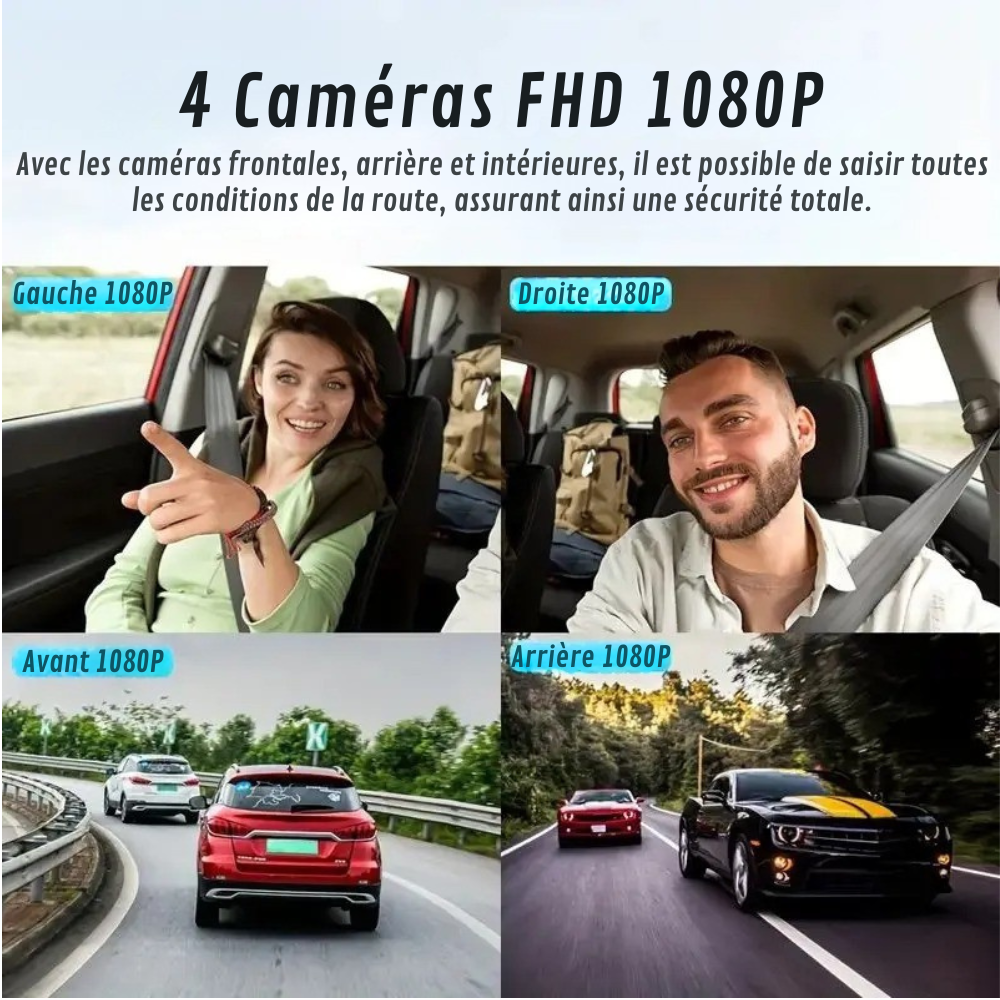 360° Auto-Dashcam mit Videoaufzeichnung