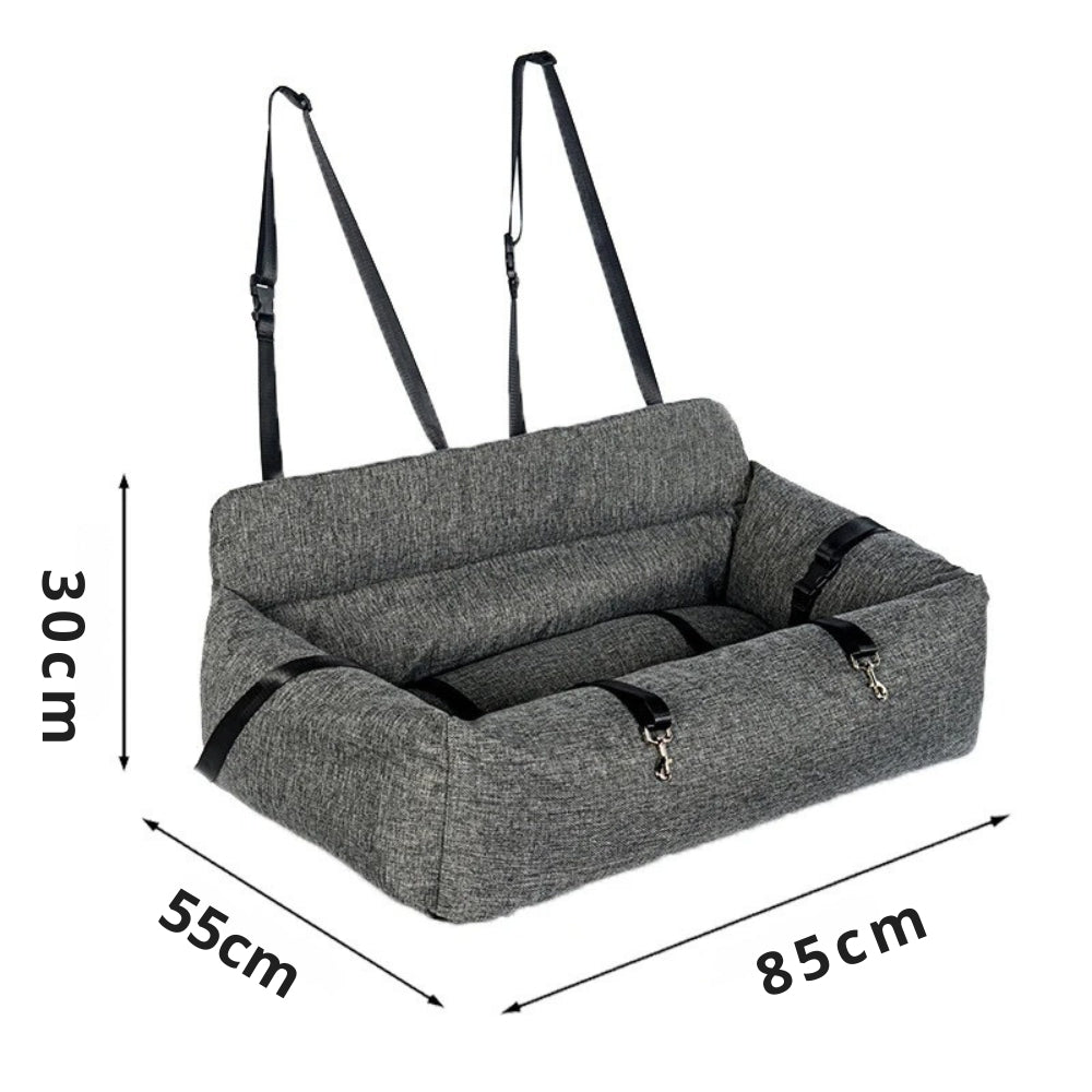 Bequemer und sicherer Autositz für Hunde