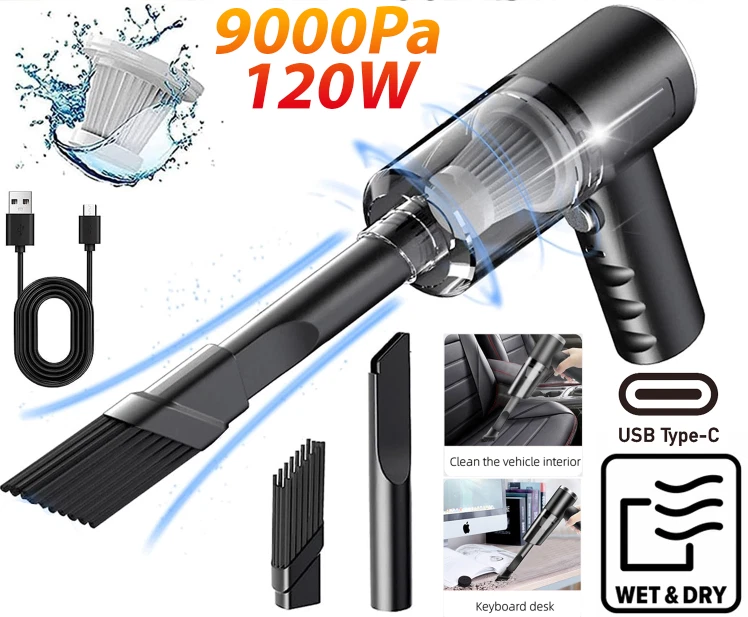 Marcherelle™ – Kabelloser Auto-Staubsauger 120 W Leicht und Vielseitig