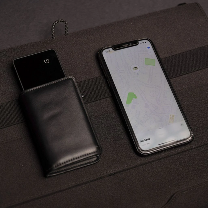 Marcherelle™ – Ultrafeine Brieftaschen-Verfolgungskarte für einfache Ortung