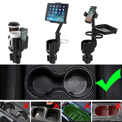 Auto-Handyhalter mit praktischem Becherhalter
