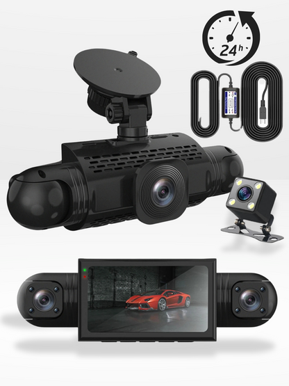 360° Auto-Dashcam mit Videoaufzeichnung
