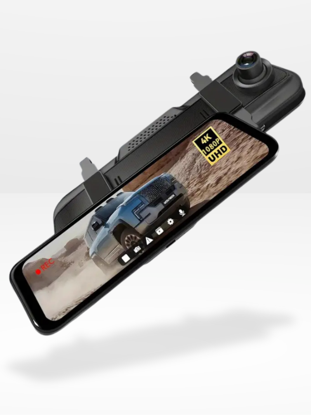 4K Rückspiegel-Kamera vorne/hinten mit CarPlay und Aufnahme