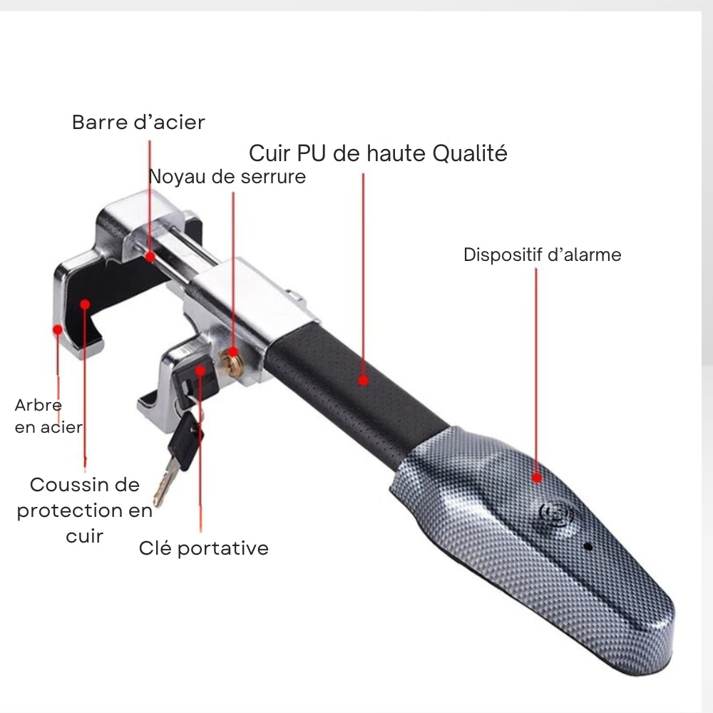 Sicherheitsstock mit Diebstahlalarm fürs Auto