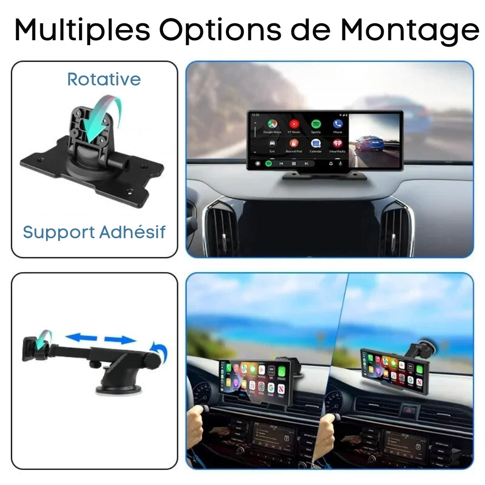 CarPlay-Navigationsbildschirm mit Integrierter Rückfahrkamera