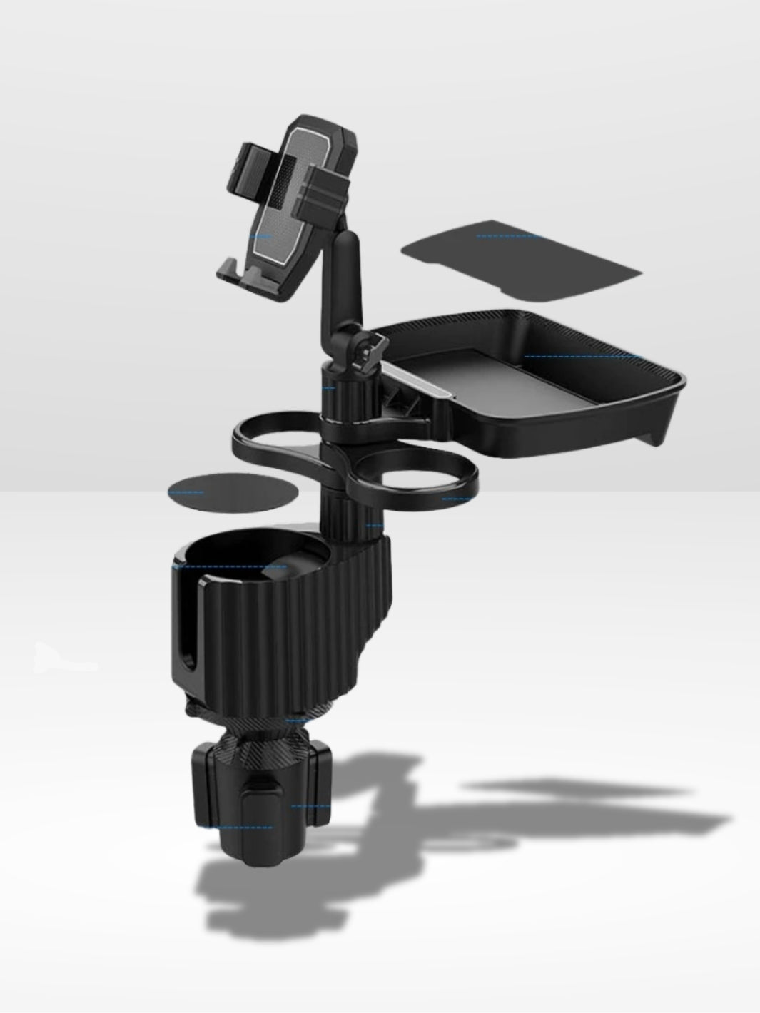 Auto-Handyhalter mit praktischem Becherhalter